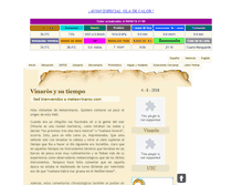 Tablet Screenshot of meteovinaros.com